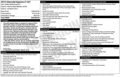2012 Chevrolet Equinox LT w/2LT