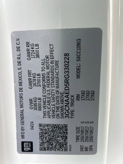 2024 Chevrolet Silverado 1500 WT