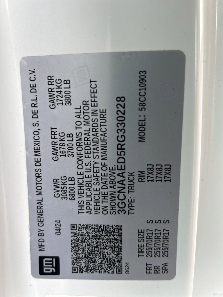 2024 Chevrolet Silverado 1500 WT