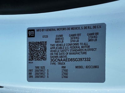 2025 Chevrolet Silverado 1500 WT