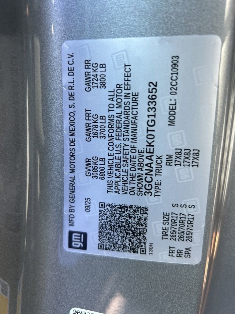 2026 Chevrolet Silverado 1500 WT