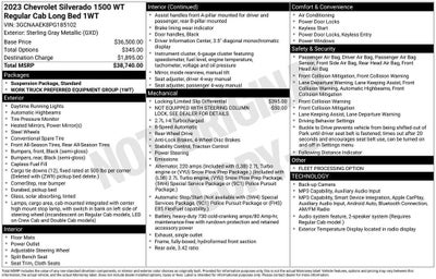 2023 Chevrolet Silverado 1500 Work Truck