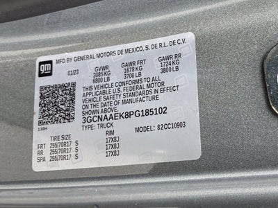 2023 Chevrolet Silverado 1500 Work Truck