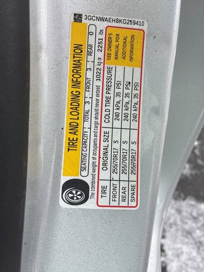 2019 Chevrolet Silverado 1500 Work Truck