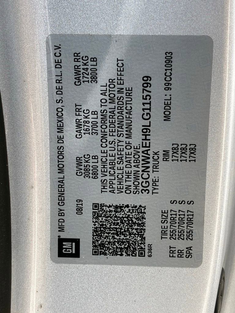 2020 Chevrolet Silverado 1500 WT