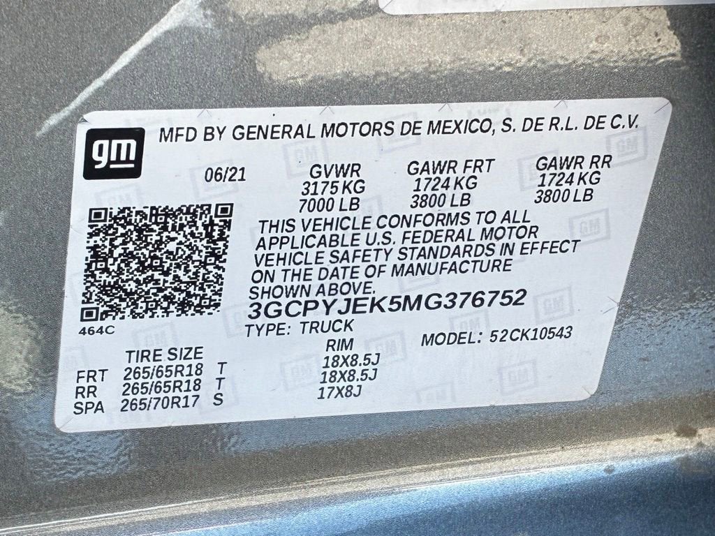 2021 Chevrolet Silverado 1500 LT