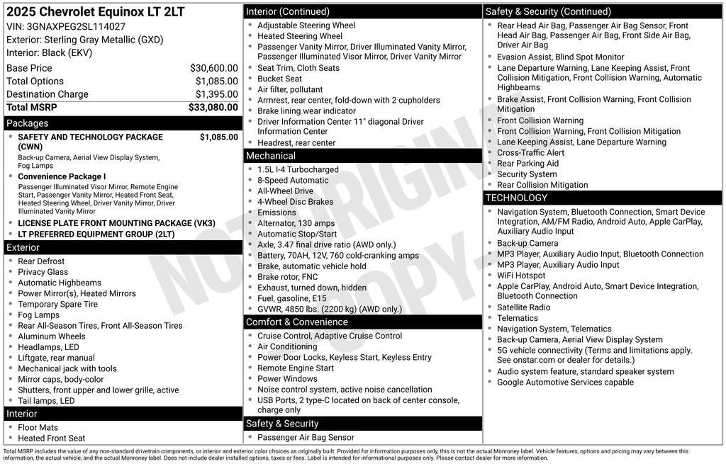 2025 Chevrolet Equinox LT