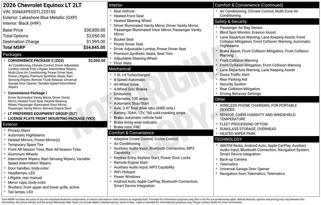2026 Chevrolet Equinox LT