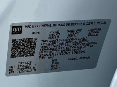 2027 Chevrolet Equinox RS