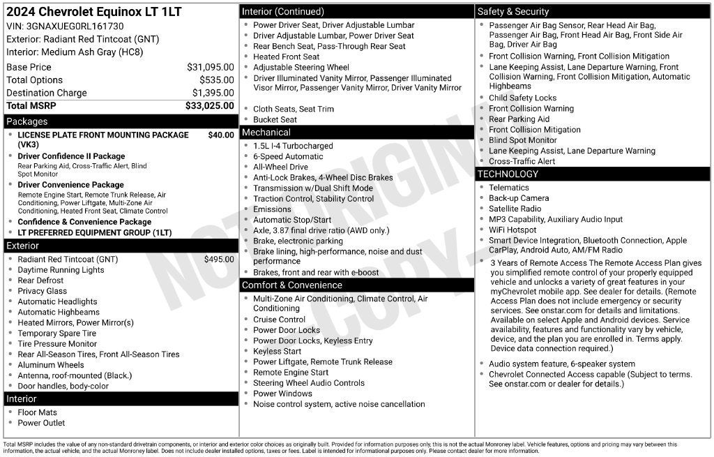 2024 Chevrolet Equinox LT