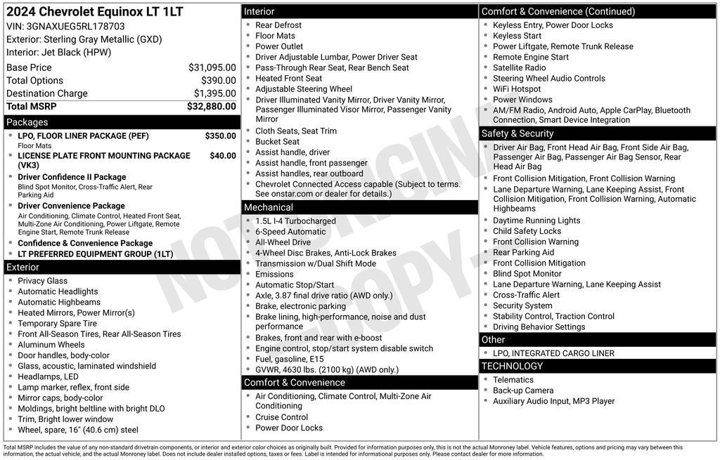 2024 Chevrolet Equinox LT
