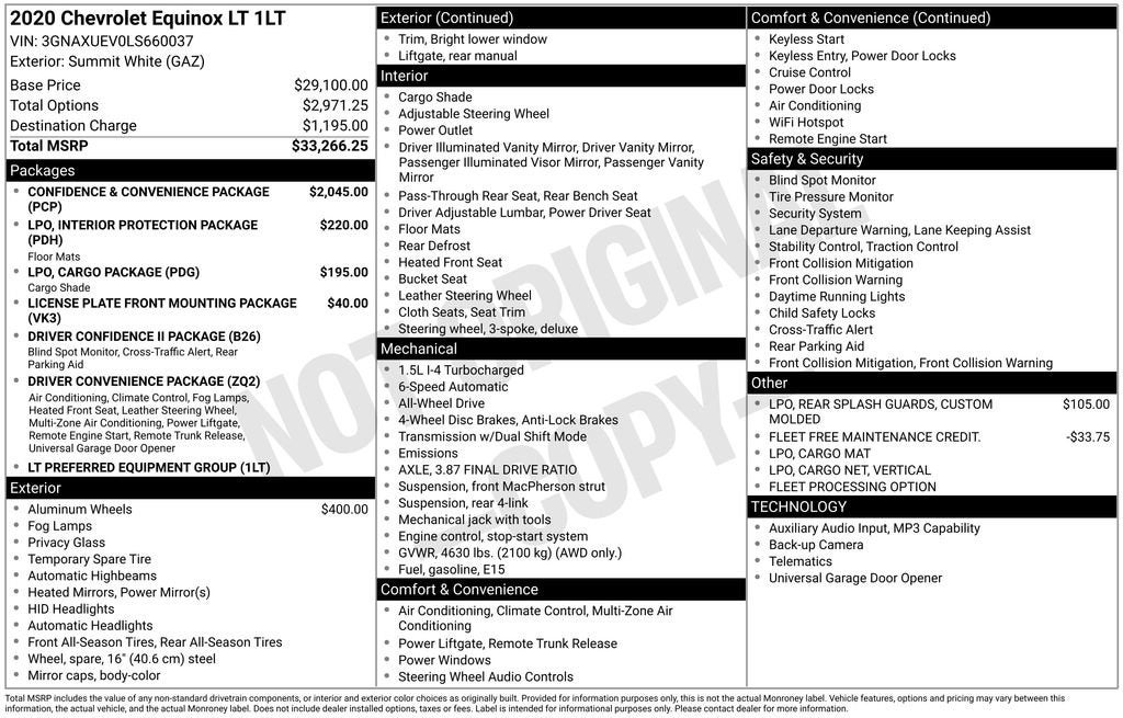 2020 Chevrolet Equinox LT