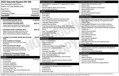 2022 Chevrolet Equinox RS