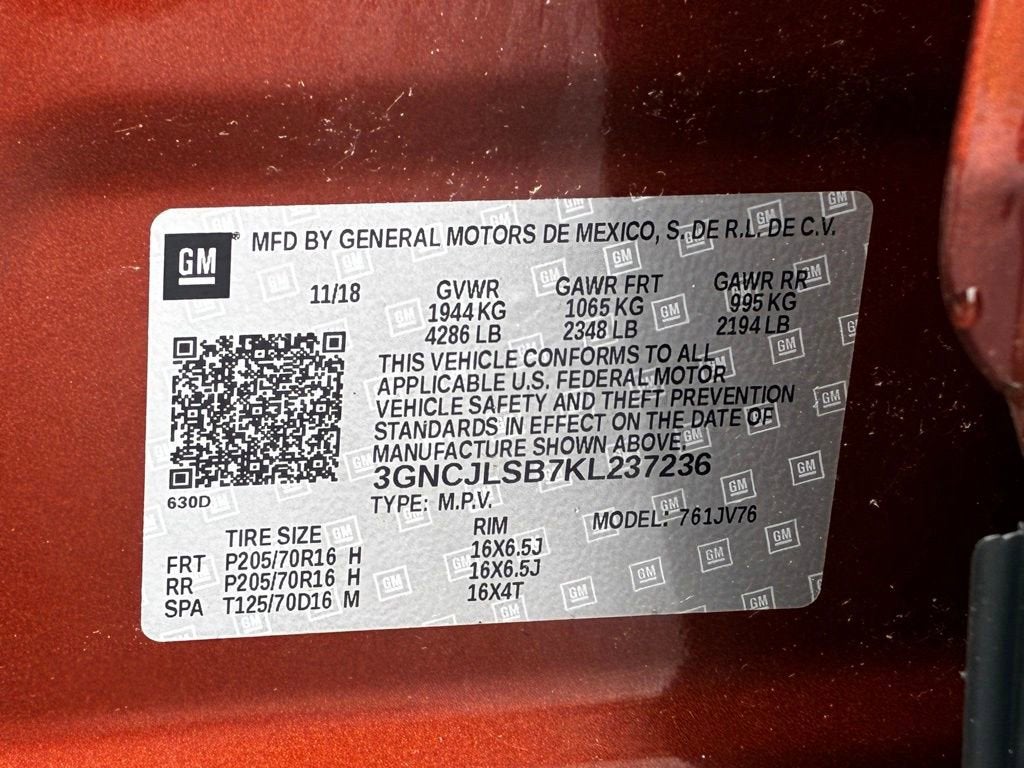 2019 Chevrolet Trax LT