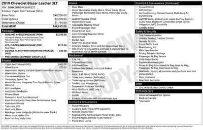 2019 Chevrolet Blazer 4DR AWD LT