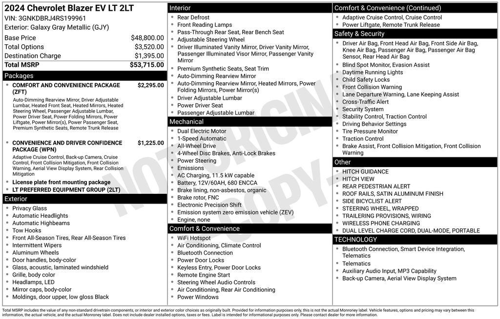 2024 Chevrolet Blazer EV LT