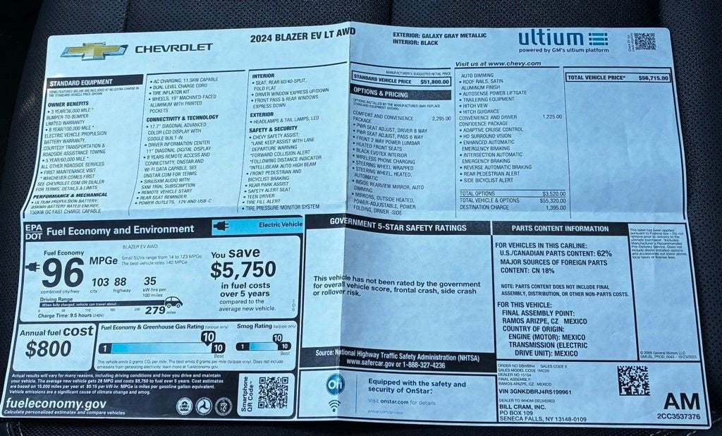 2024 Chevrolet Blazer EV LT