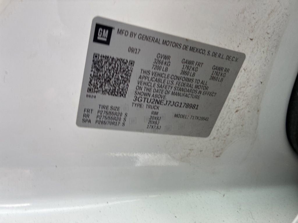 2018 GMC Sierra 1500 SLT