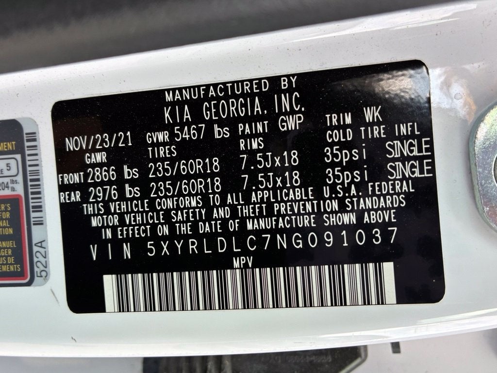 2022 Kia Sorento X-Line S