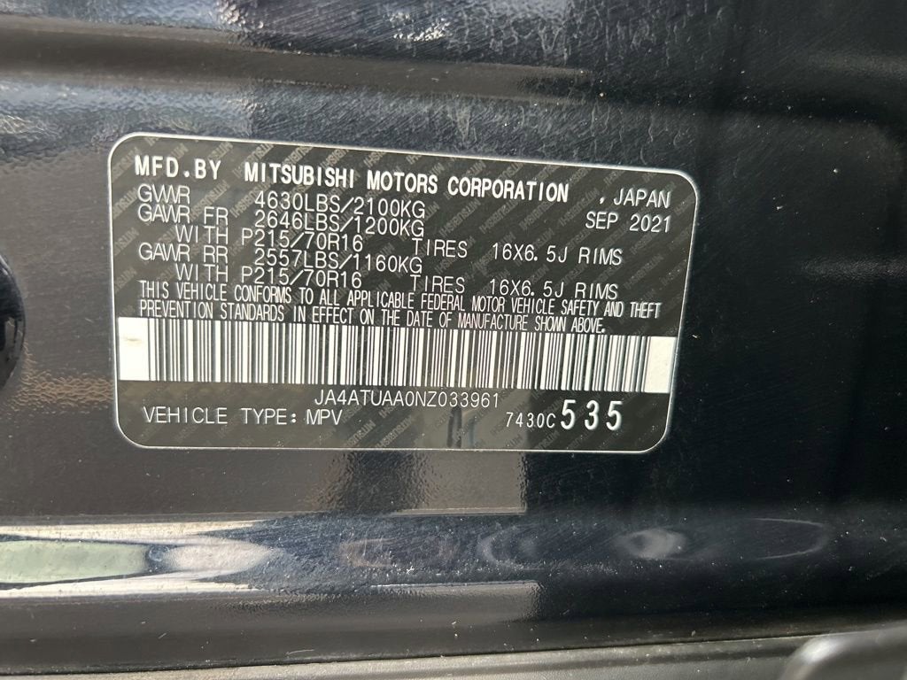 2022 Mitsubishi Eclipse Cross ES