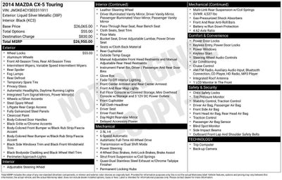 2014 Mazda Mazda CX-5 Touring