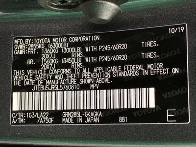2020 Toyota 4Runner Limited