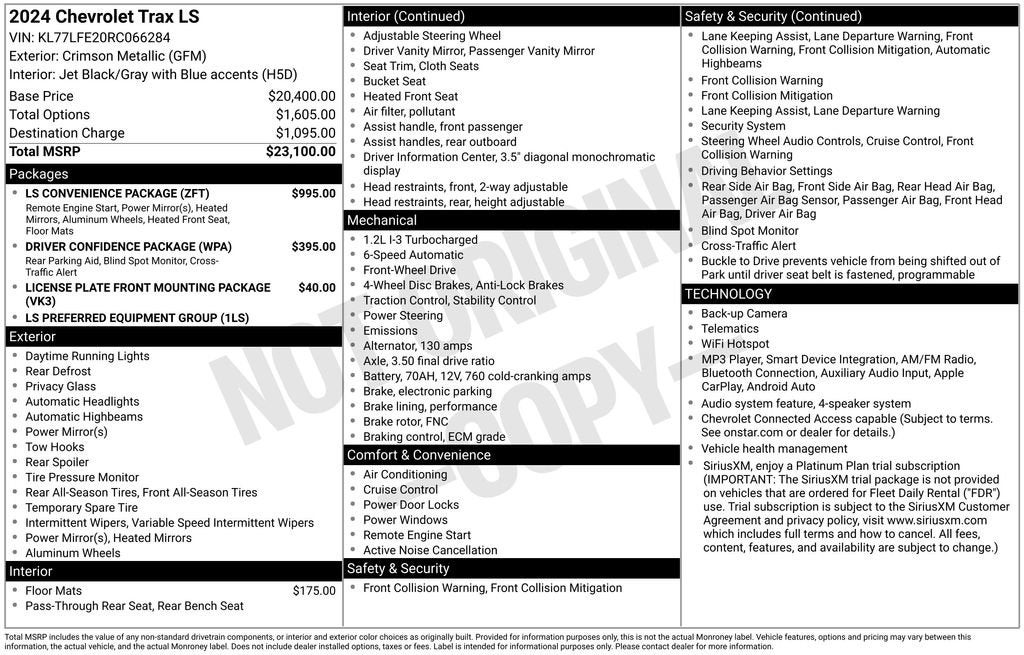 2024 Chevrolet Trax LS