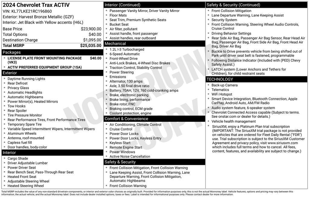 2024 Chevrolet Trax ACTIV