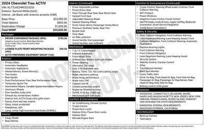 2024 Chevrolet Trax ACTIV
