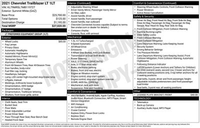 2021 Chevrolet Trailblazer LT
