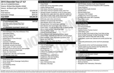 2015 Chevrolet Trax LT