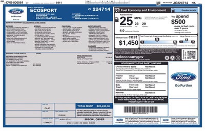 2018 Ford EcoSport S