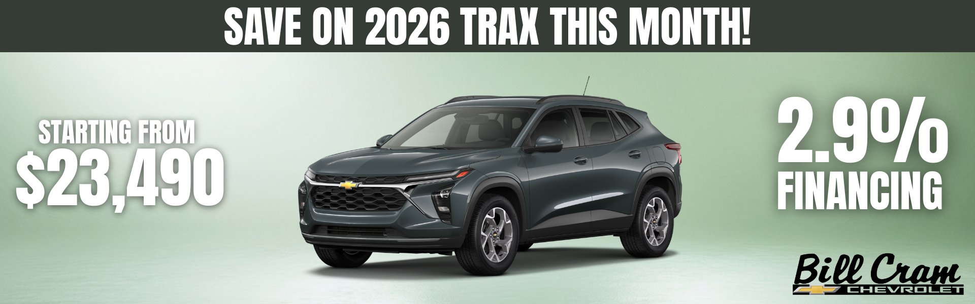 SAVE BIG ON TRAX THIS MONTH