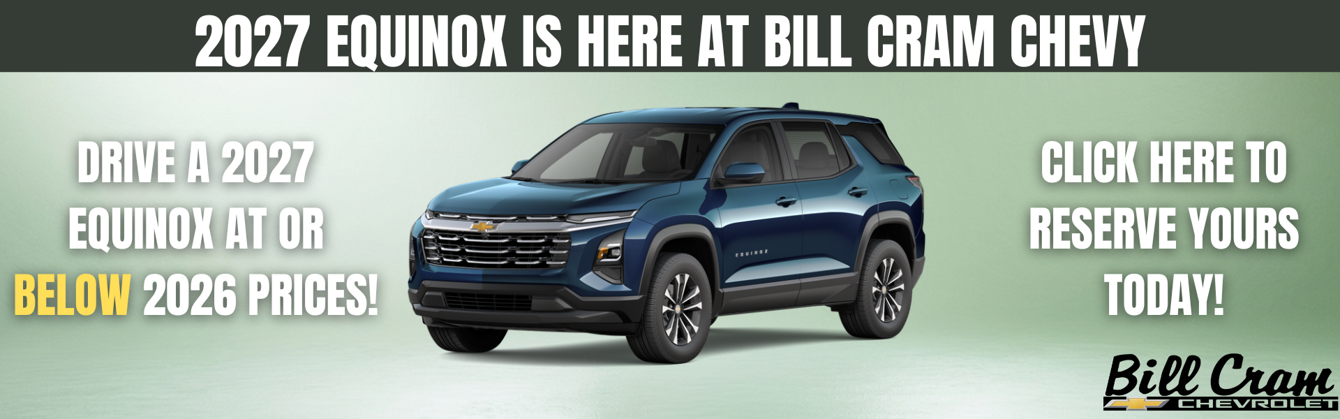 SAVE ON 2027 EQUINOX IN TRANSIT