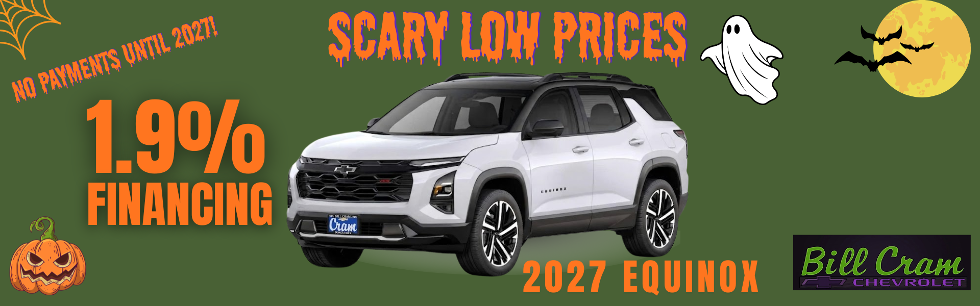 1.1.9% APR for 36 months. Finance charges accrue from date o