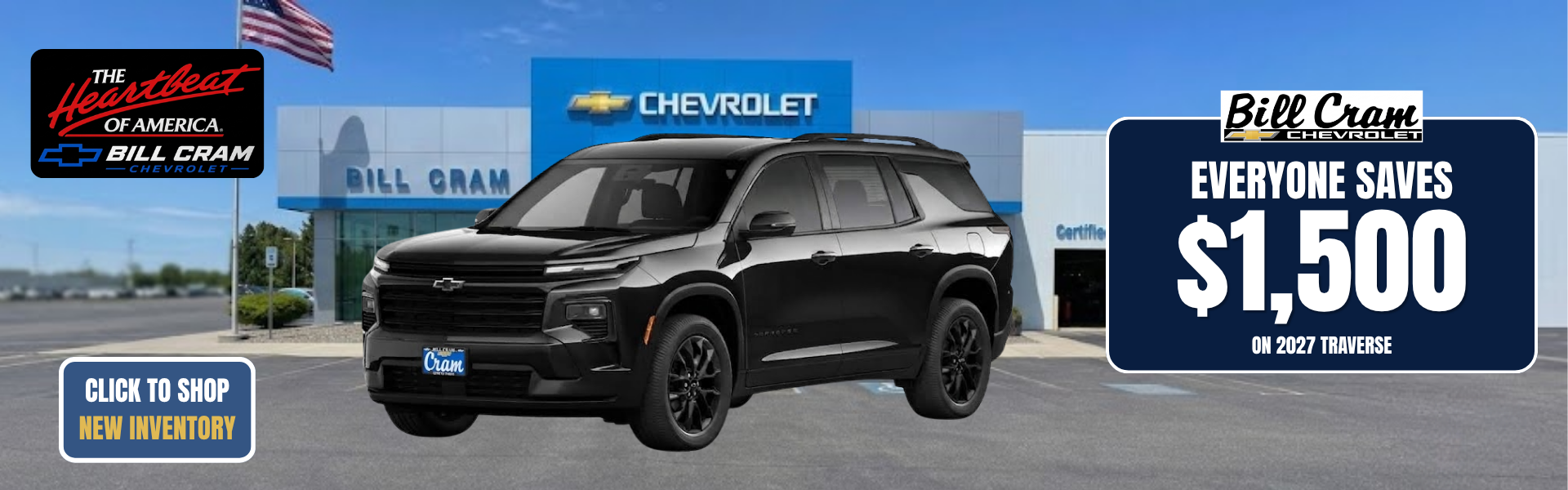 Select Market Customer Cash - 2026 Chevrolet Traverse -$1,50