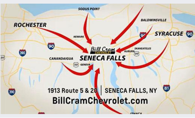 Why Buy From Bill Cram Chevrolet Seneca Falls